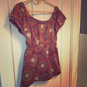 INC boho blouse-size M